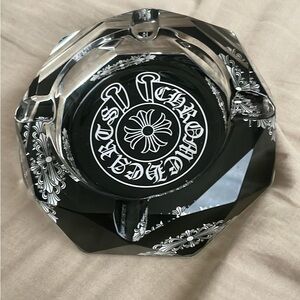 Chrome Hearts Crystal Black and White Ashtray